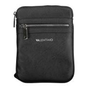 Valentino by Mario Valentino Herr Crossbody Väska Svart Kontrast Detal...