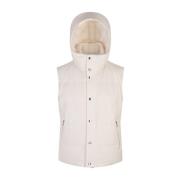 Montecore Vit Quiltad Vadderad Gilet White, Herr