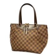 Louis Vuitton Vintage Pre-owned Tyg louis-vuitton-vskor Brown, Dam