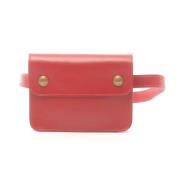 Hermès Vintage Pre-owned Canvas crossbodyvskor Red, Dam