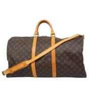 Louis Vuitton Vintage Pre-owned Canvas resvskor Brown, Dam