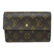 Louis Vuitton Vintage Pre-owned Belagd canvas plnbcker Brown, Dam