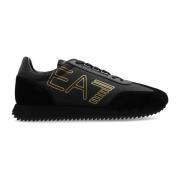 Emporio Armani EA7 Sportskor med logotyp Black, Herr