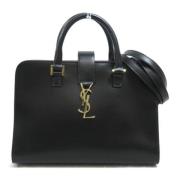 Yves Saint Laurent Vintage Pre-owned Laeder axelremsvskor Black, Dam