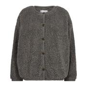 Co'Couture Teddyjacka i Mid Grey Gray, Dam