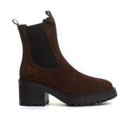 Hogan Brun Mocka Ankelboots Aw24 Brown, Dam