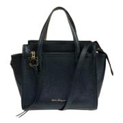 Salvatore Ferragamo Pre-owned Pre-owned Laeder axelremsvskor Black, Da...