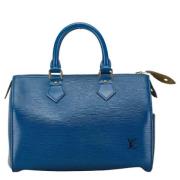 Louis Vuitton Vintage Pre-owned Laeder louis-vuitton-vskor Blue, Dam