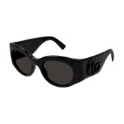 Gucci Stiliga solglasögon för modeentusiaster Black, Unisex