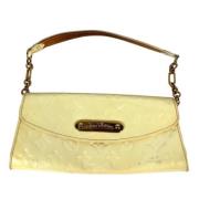 Louis Vuitton Vintage Pre-owned Laeder kuvertvskor Beige, Dam