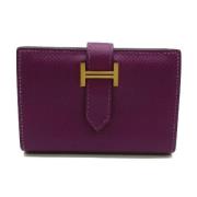 Hermès Vintage Pre-owned Laeder plnbcker Purple, Dam