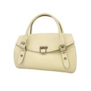 Salvatore Ferragamo Pre-owned Pre-owned Laeder handvskor Beige, Dam