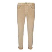 Dondup Ikonisk Denim Jeans Kollektion Beige, Herr