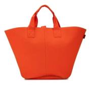 Hermès Vintage Pre-owned Canvas handvskor Orange, Dam