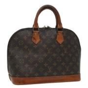 Louis Vuitton Vintage Pre-owned Canvas handvskor Brown, Dam