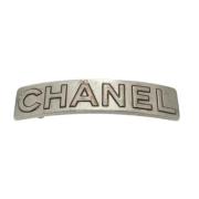 Chanel Vintage Pre-owned Tyg hrspnnen Gray, Dam