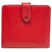 Louis Vuitton Vintage Pre-owned Laeder plnbcker Red, Dam