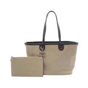 Chanel Vintage Pre-owned Laeder totevskor Beige, Dam