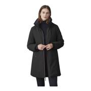 Junge Stilig Parka Comfort Fit Svart Black, Dam