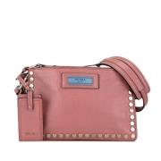 Prada Vintage Pre-owned Laeder axelremsvskor Pink, Dam