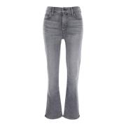 Mother Rascal Flood Boot-Cut Jeans Grå Gray, Dam