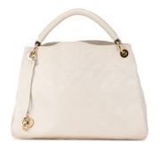 Louis Vuitton Vintage Pre-owned Laeder handvskor White, Dam