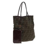 Fendi Vintage Pre-owned Ylle totevskor Brown, Dam