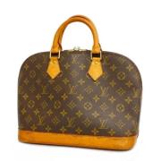 Louis Vuitton Vintage Pre-owned Tyg louis-vuitton-vskor Brown, Dam