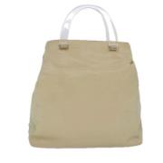 Prada Vintage Pre-owned Tyg prada-vskor Beige, Dam