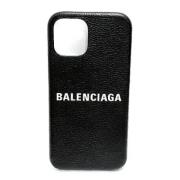 Balenciaga Vintage Pre-owned Laeder hem-och-kontorstillbehr Black, Dam