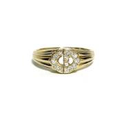 Dior Vintage Pre-owned Guld ringar Yellow, Dam