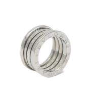 Bvlgari Vintage Pre-owned Vitt guld ringar Gray, Dam