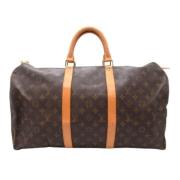 Louis Vuitton Vintage Pre-owned Canvas resvskor Brown, Dam