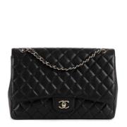 Chanel Vintage Pre-owned Laeder axelremsvskor Black, Dam