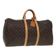 Louis Vuitton Vintage Pre-owned Canvas handvskor Brown, Dam