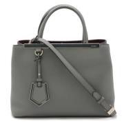 Fendi Vintage Pre-owned Laeder fendi-vskor Gray, Dam