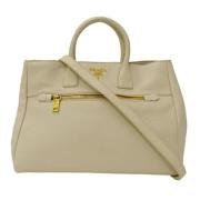 Prada Vintage Pre-owned Laeder prada-vskor Beige, Dam