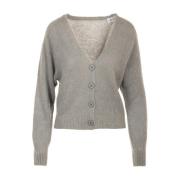 NIU Stiliga Cardigan Sweaters Gray, Dam