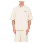 Pleasures Modern Boxy Polo Skjorta White, Herr