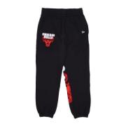 New Era Chicago Bulls Logo Sweatpants Jogger Svart/Röd Black, Herr