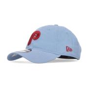 New Era Phillies Sky Blue/Red Böjd Skärmkeps Blue, Herr