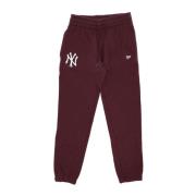 New Era MLB Lag Logo Maroon/Vit Jogger Sweatpants Brown, Herr