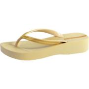 Ipanema Beige Guld Mesh Kil Flip Flops Beige, Dam