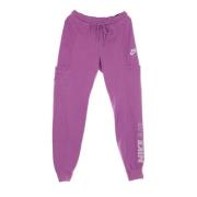 Nike Dam Fleece Tracksuit Byxor Lila Sportkläder Pink, Dam