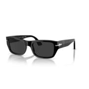 Persol Tidlös Stil Solglasögonkollektion Black, Unisex