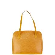 Louis Vuitton Vintage Pre-owned Laeder axelremsvskor Yellow, Dam