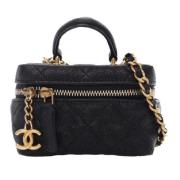 Chanel Vintage Pre-owned Laeder handvskor Black, Dam