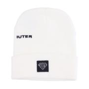 Iuter Vit Logo Beanie Mössa Stilren White, Herr