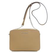 Michael Kors Pre-owned Pre-owned Laeder axelremsvskor Beige, Dam