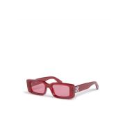 Off White Trendiga Arthur Solglasögon Red, Unisex